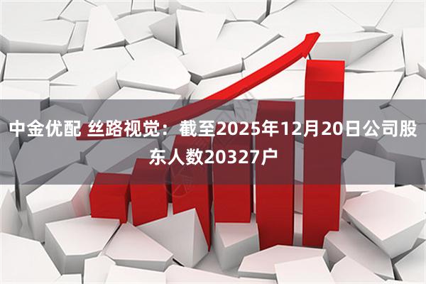 中金优配 丝路视觉：截至2025年12月20日公司股东人数20327户