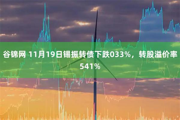 谷锦网 11月19日锡振转债下跌033%,转股溢价率541%